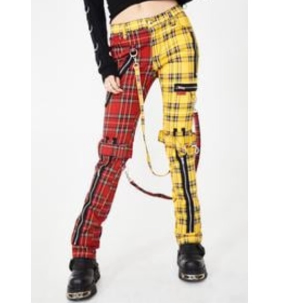 Split color Tripp pants